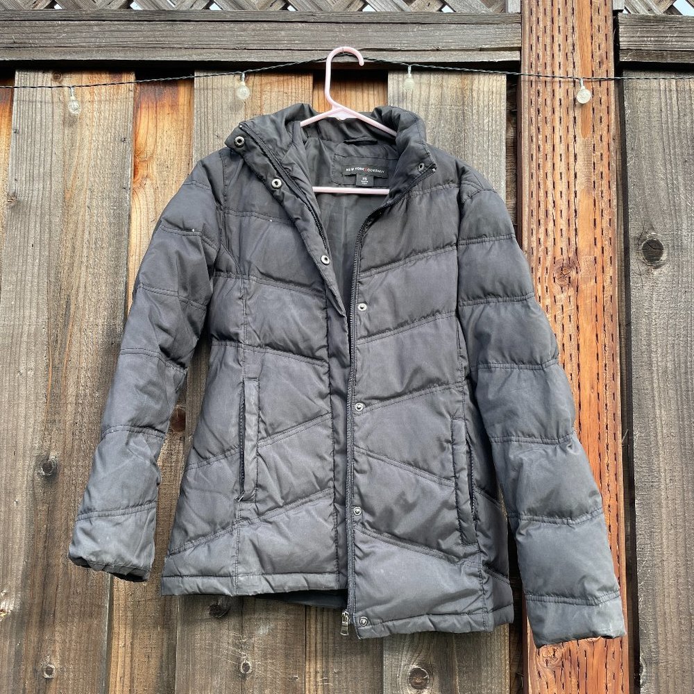 New York & Company Women's Fitted Puffer Jacket - XS